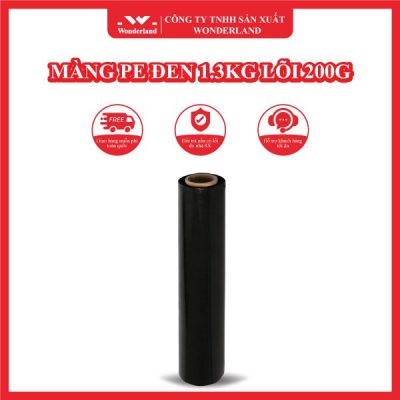 MÀNG PE ĐEN 1.3KG LÕI 200G WONDERLAND