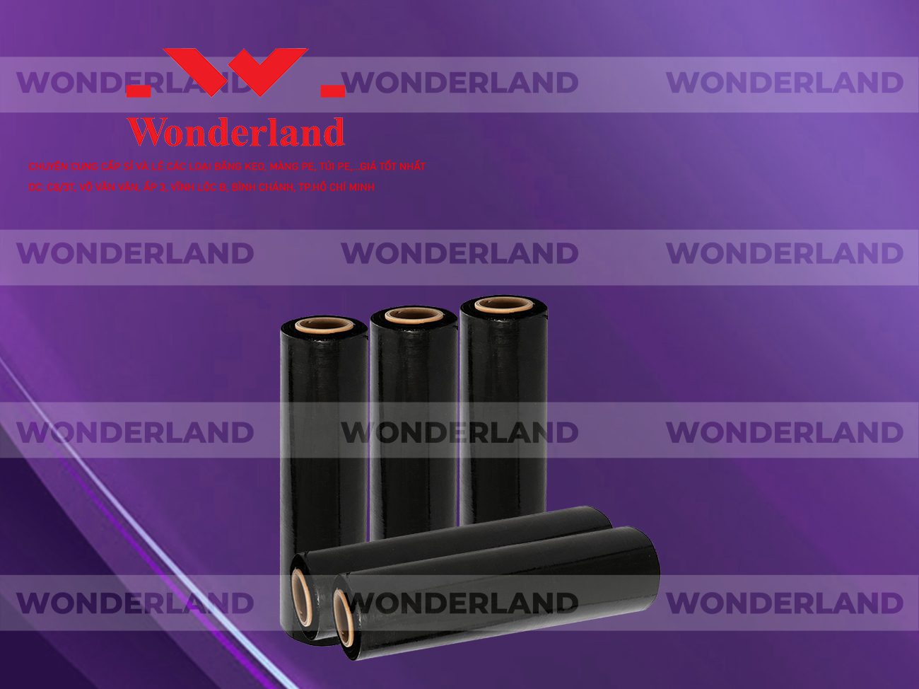 MÀNG PE ĐEN 1.4KG LÕI 200G CHẤT LƯỢNG CAO WONDERLAND GIÁ SỈ TỐT NHẤT