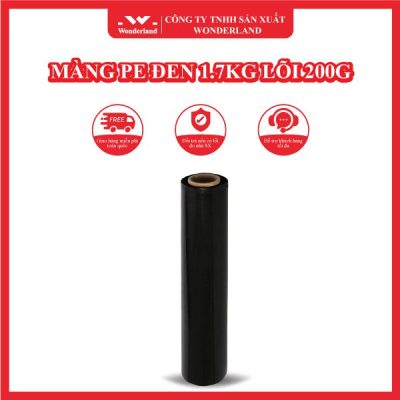 MÀNG PE ĐEN 1.7KG LÕI 200G WONDERLAND