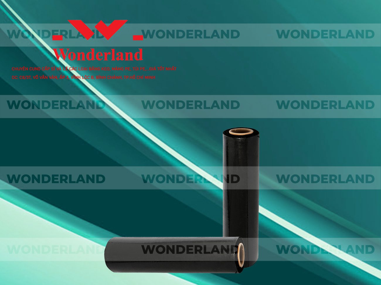 MÀNG PE ĐEN 1.9KG LÕI 200G WONDERLAND CHẤT LƯỢNG TỐT NHẤT