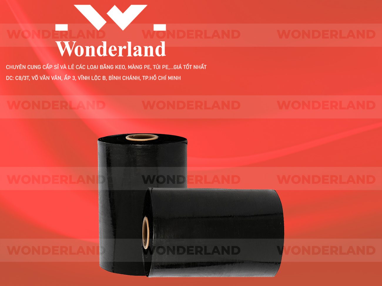 MÀNG PE ĐEN 10.3KG LÕI 500G WONDERLAND CHẤT LƯỢNG TỐT NHẤT