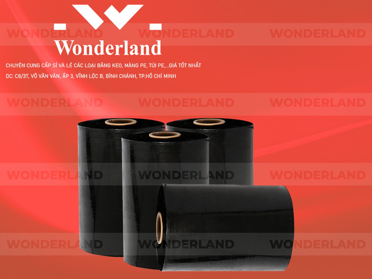 MÀNG PE ĐEN 10.3KG LÕI 500G WONDERLAND GIÁ TỐT