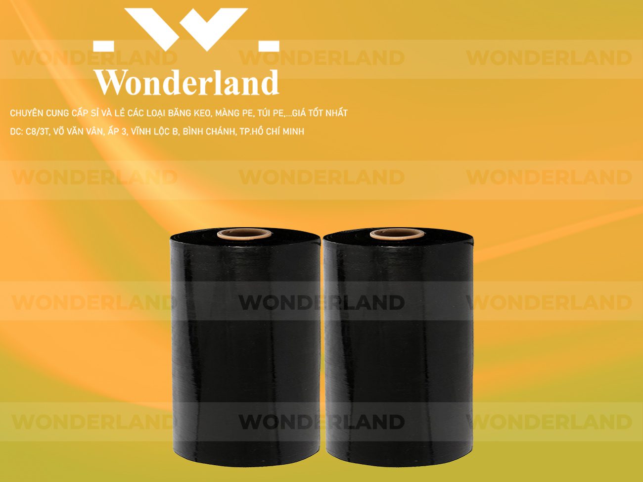 MÀNG PE ĐEN 10.4KG LÕI 500G WONDERLAND CHẤT LƯỢNG TỐT NHẤT