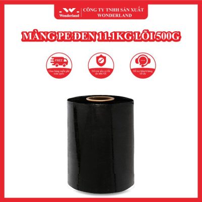 MÀNG PE ĐEN 11.1KG LÕI 500G WONDERLAND