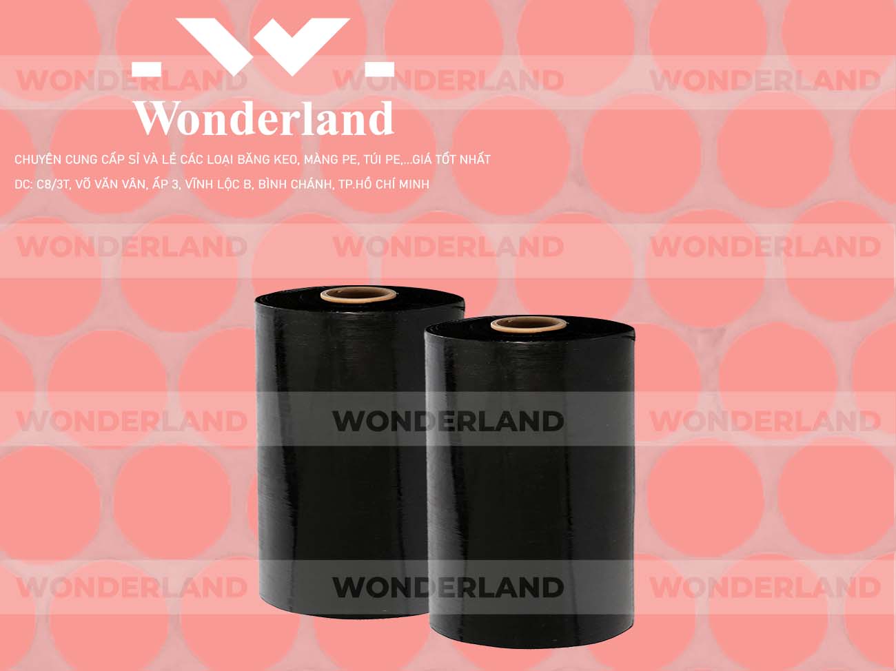 MÀNG PE ĐEN 11.2KG LÕI 500G WONDERLAND CHẤT LƯỢNG TỐT NHẤT
