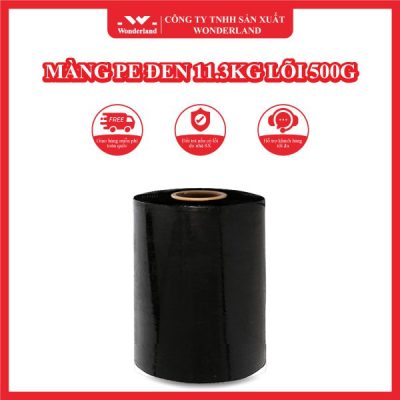 MÀNG PE ĐEN 11.3KG LÕI 500G WONDERLAND