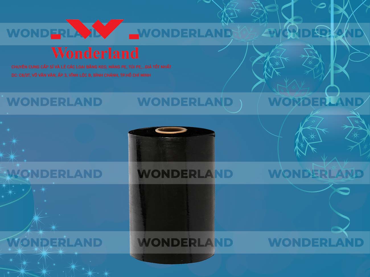 MÀNG PE ĐEN 11.3KG LÕI 500G WONDERLAND CHẤT LƯỢNG HÀNG ĐẦU