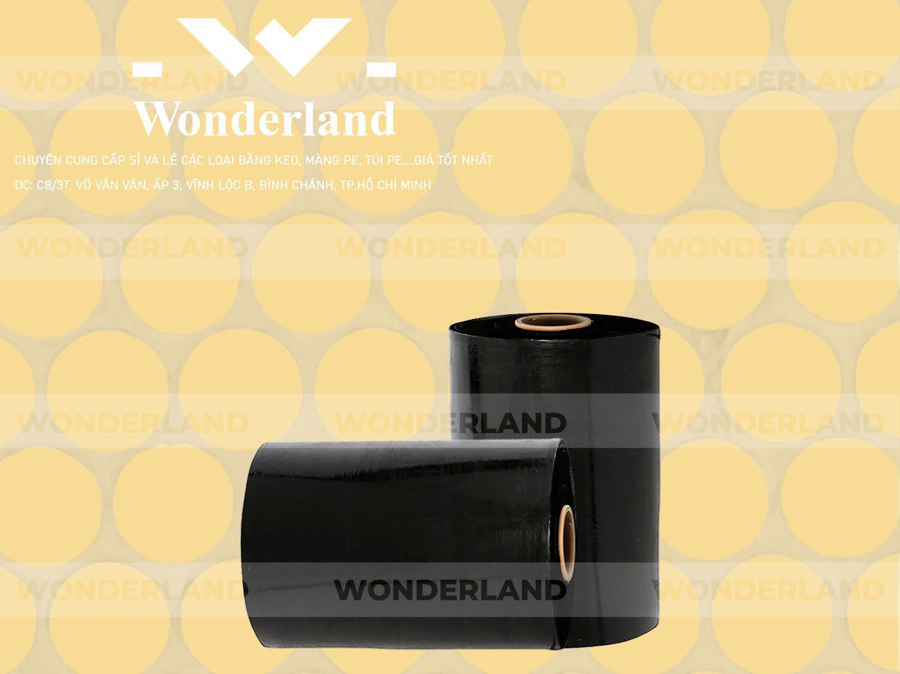 MÀNG PE ĐEN 11.3KG LÕI 500G WONDERLAND CHẤT LƯỢNG TỐT NHẤT