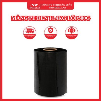 MÀNG PE ĐEN 11.4KG LÕI 500G WONDERLAND