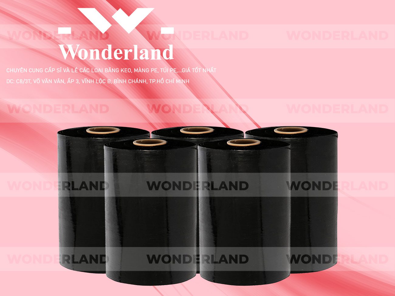 MÀNG PE ĐEN 11.4KG LÕI 500G WONDERLAND CHẤT LƯỢNG GIÁ TỐT