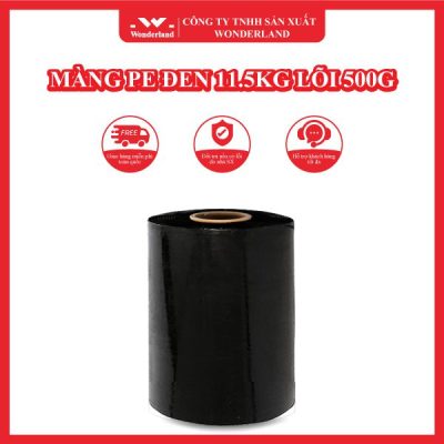 MÀNG PE ĐEN 11.5KG LÕI 500G WONDERLAND