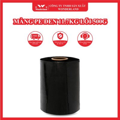 MÀNG PE ĐEN 11.7KG LÕI 500G WONDERLAND