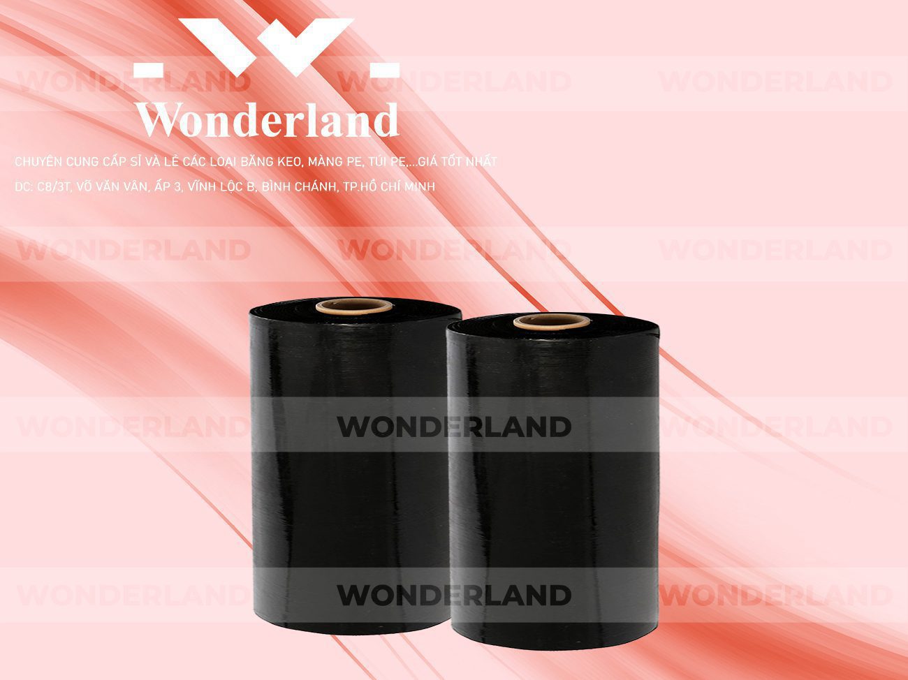 MÀNG PE ĐEN 12.0KG LÕI 1.2KG WONDERLAND CHẤT LƯỢNG TỐT NHẤT