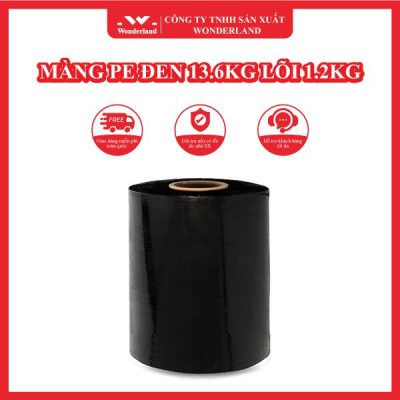 MÀNG PE ĐEN 13.6KG LÕI 1.2KG WONDERLAND