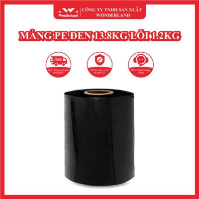 MÀNG PE ĐEN 13.8KG LÕI 1.2KG WONDERLAND