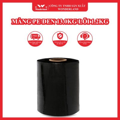 MÀNG PE ĐEN 13.0KG LÕI 1.2KG WONDERLAND