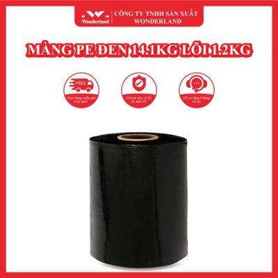 MÀNG PE ĐEN 14.1KG LÕI 1.2KG WONDERLAND
