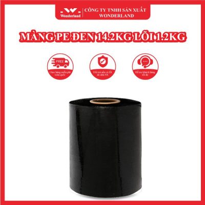 MÀNG PE ĐEN 14.2KG LÕI 1.2KG WONDERLAND