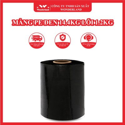 MÀNG PE ĐEN 14.4KG LÕI 1.2KG WONDERLAND
