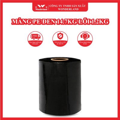 MÀNG PE ĐEN 14.7KG LÕI 1.2KG WONDERLAND