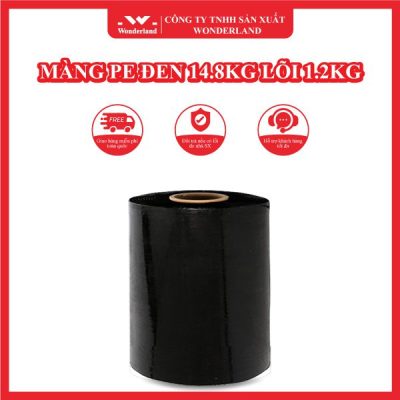 MÀNG PE ĐEN 14.8KG LÕI 1.2KG WONDERLAND