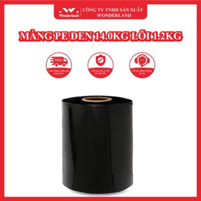 MÀNG PE ĐEN 14.0KG LÕI 1.2KG WONDERLAND