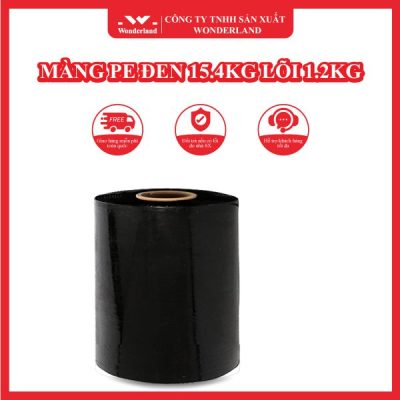 MÀNG PE ĐEN 15.4KG LÕI 1.2KG WONDERLAND
