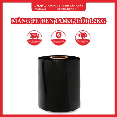 MÀNG PE ĐEN 15.8KG LÕI 1.2KG WONDERLAND