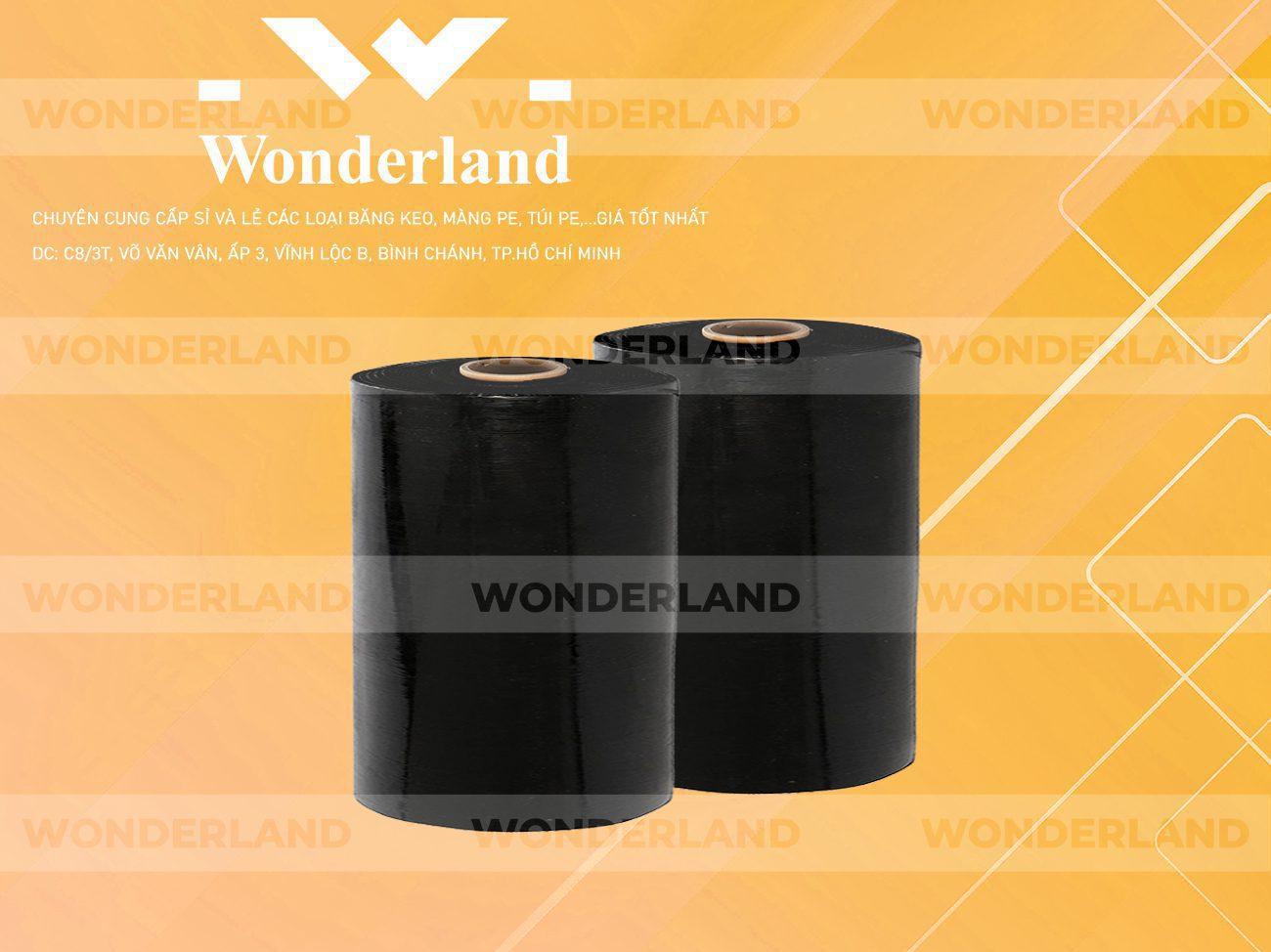 MÀNG PE ĐEN 15.8KG LÕI 1.2KG WONDERLAND CHẤT LƯỢNG TỐT NHẤT