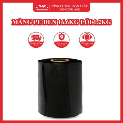 MÀNG PE ĐEN 16.6KG LÕI 1.2KG WONDERLAND