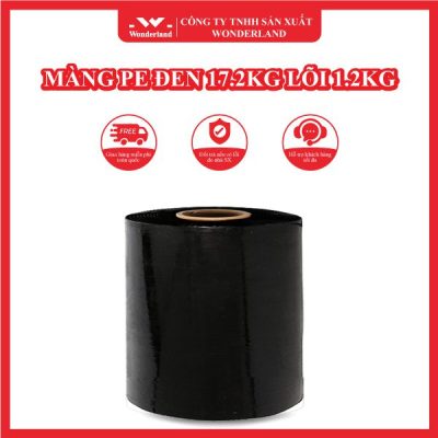 MÀNG PE ĐEN 17.2KG LÕI 1.2KG WONDERLAND