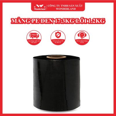 MÀNG PE ĐEN 17.3KG LÕI 1.2KG WONDERLAND