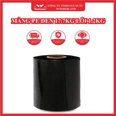 MÀNG PE ĐEN 17.7KG LÕI 1.2KG WONDERLAND