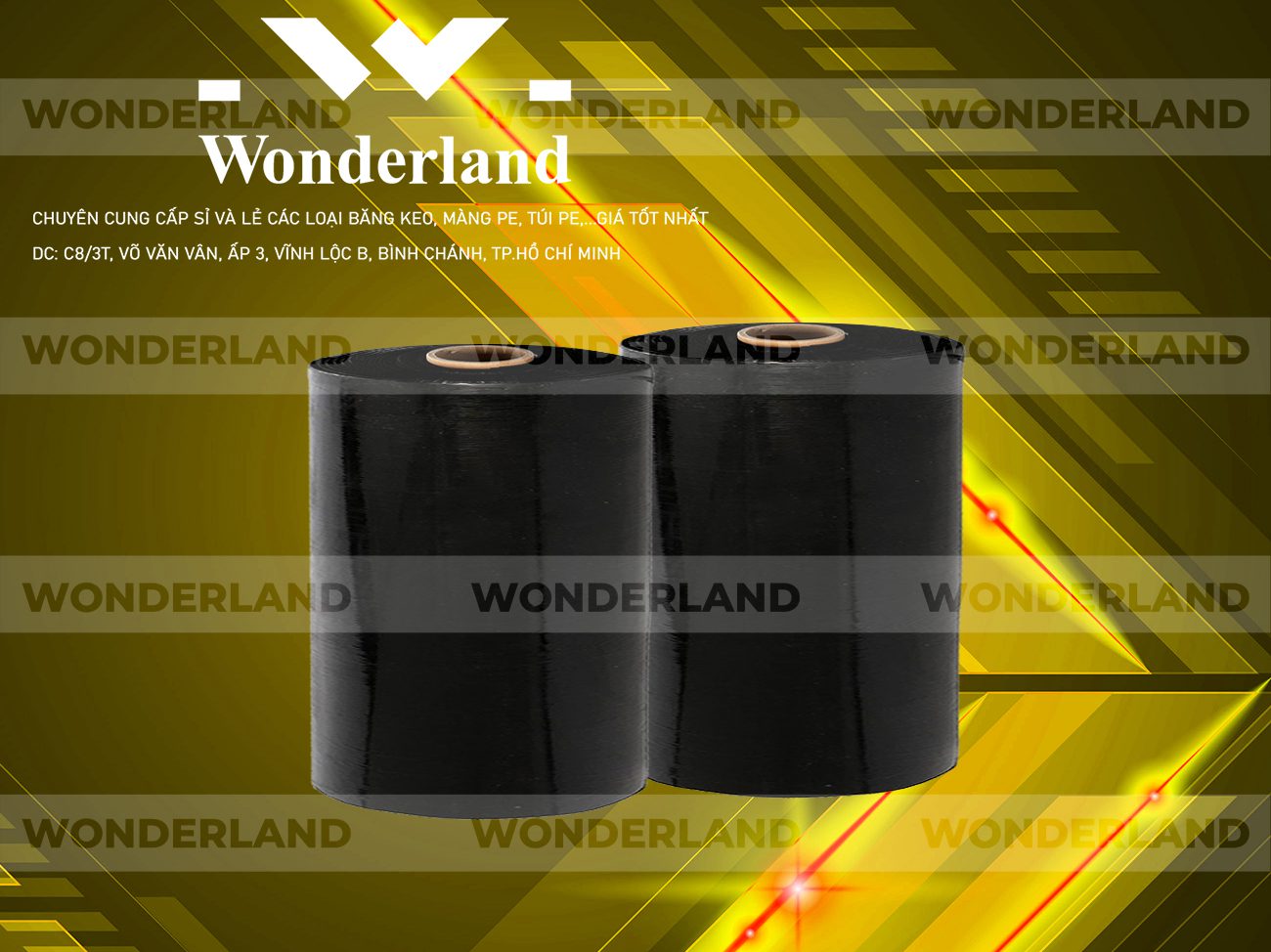 MÀNG PE ĐEN 17.8KG LÕI 1.2KG WONDERLAND CHẤT LƯỢNG TỐT NHẤT
