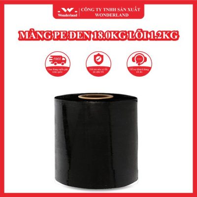 MÀNG PE ĐEN 18.0KG LÕI 1.2KG WONDERLAND