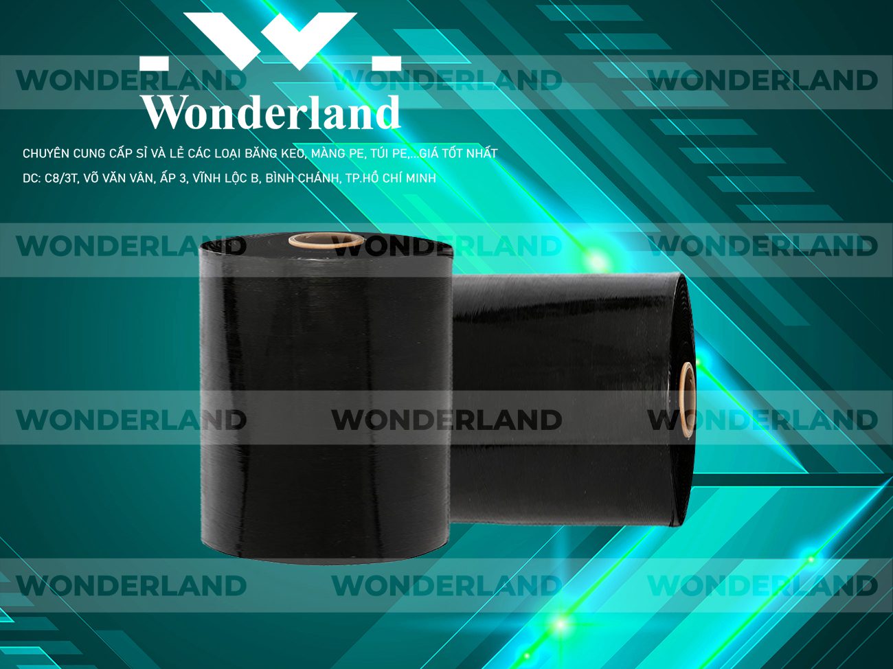 MÀNG PE ĐEN 18.0KG LÕI 1.2KG WONDERLAND CHẤT LƯỢNG TỐT NHẤT