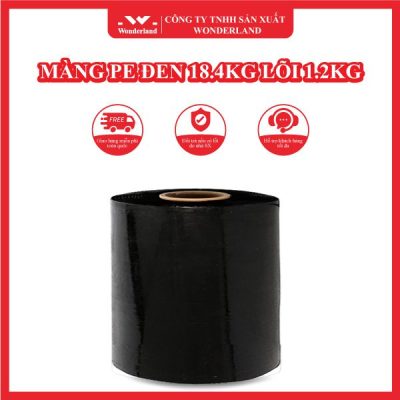 MÀNG PE ĐEN 18.4KG LÕI 1.2KG WONDERLAND