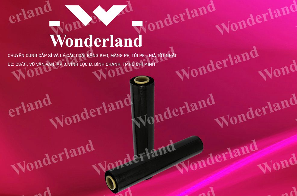MÀNG PE ĐEN 1.0KG LÕI 200G WONDERLAND CHẤT LƯỢNG HÀNG ĐẦU