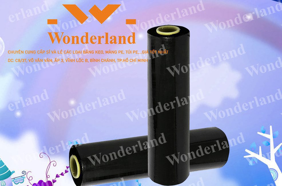 MÀNG PE ĐEN 2.2KG LÕI 200G WONDERLAND CHẤT LƯỢNG TỐT NHẤT