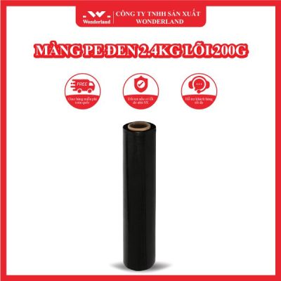 MÀNG PE ĐEN 2.4KG LÕI 200G WONDERLAND