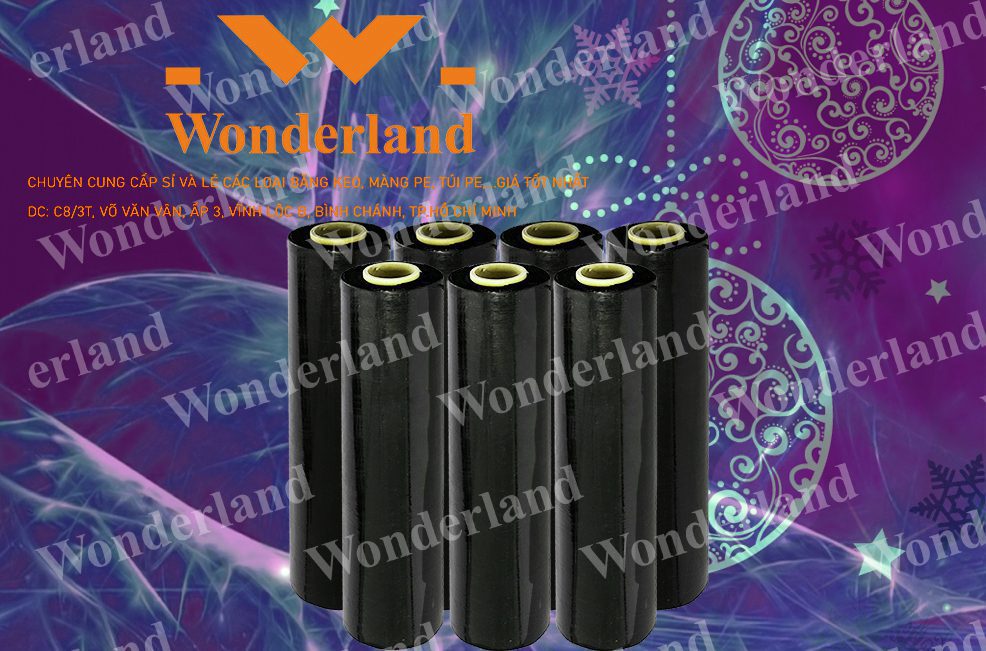 MÀNG PE ĐEN 2.4KG LÕI 200G WONDERLAND CHẤT LƯỢNG TỐT NHẤT