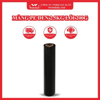 MÀNG PE ĐEN 2.5KG LÕI 200G WONDERLAND