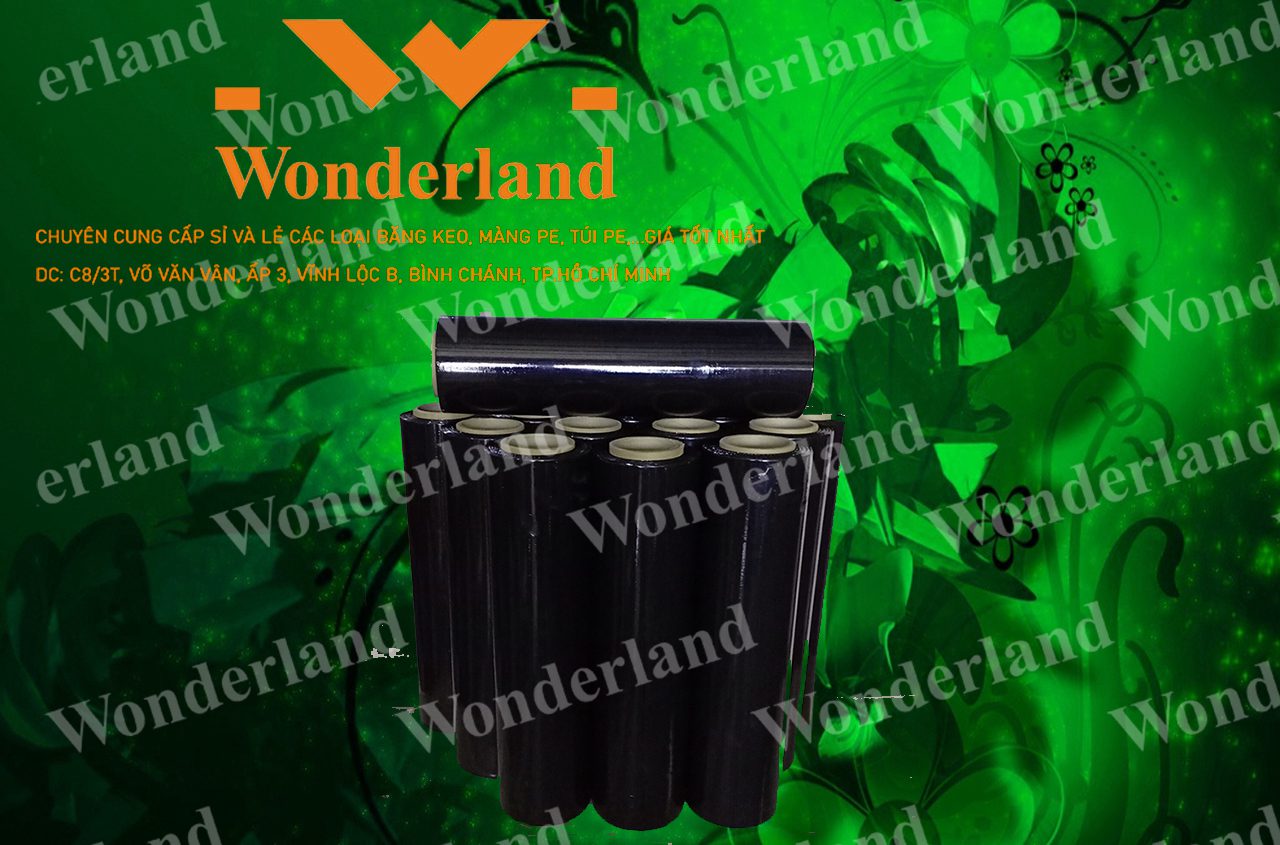 MÀNG PE ĐEN 2.5KG LÕI 200G WONDERLAND CHẤT LƯỢNG TỐT NHẤT
