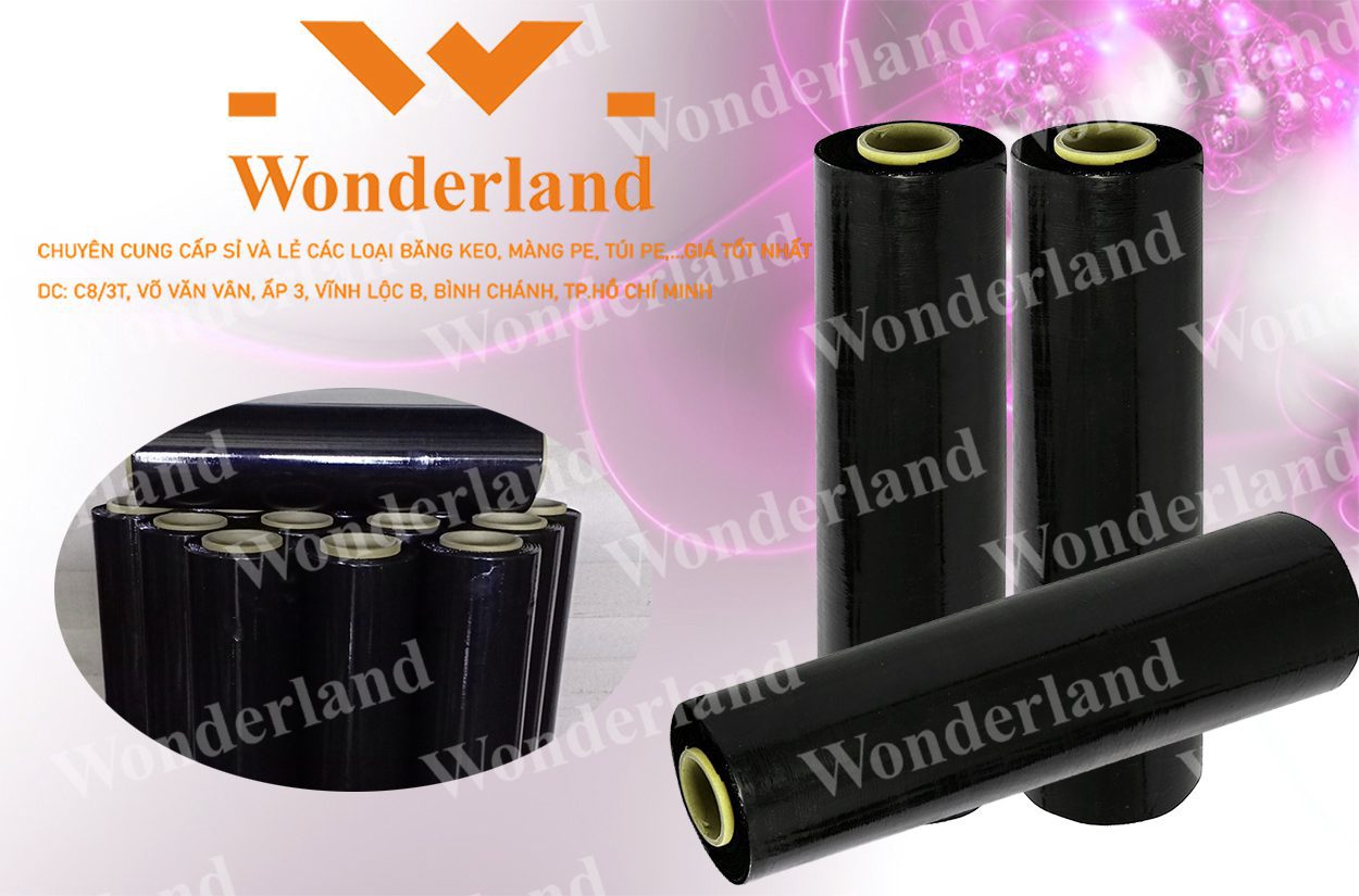 MÀNG PE ĐEN 2.6KG LÕI 200G WONDERLAND GIÁ TỐT