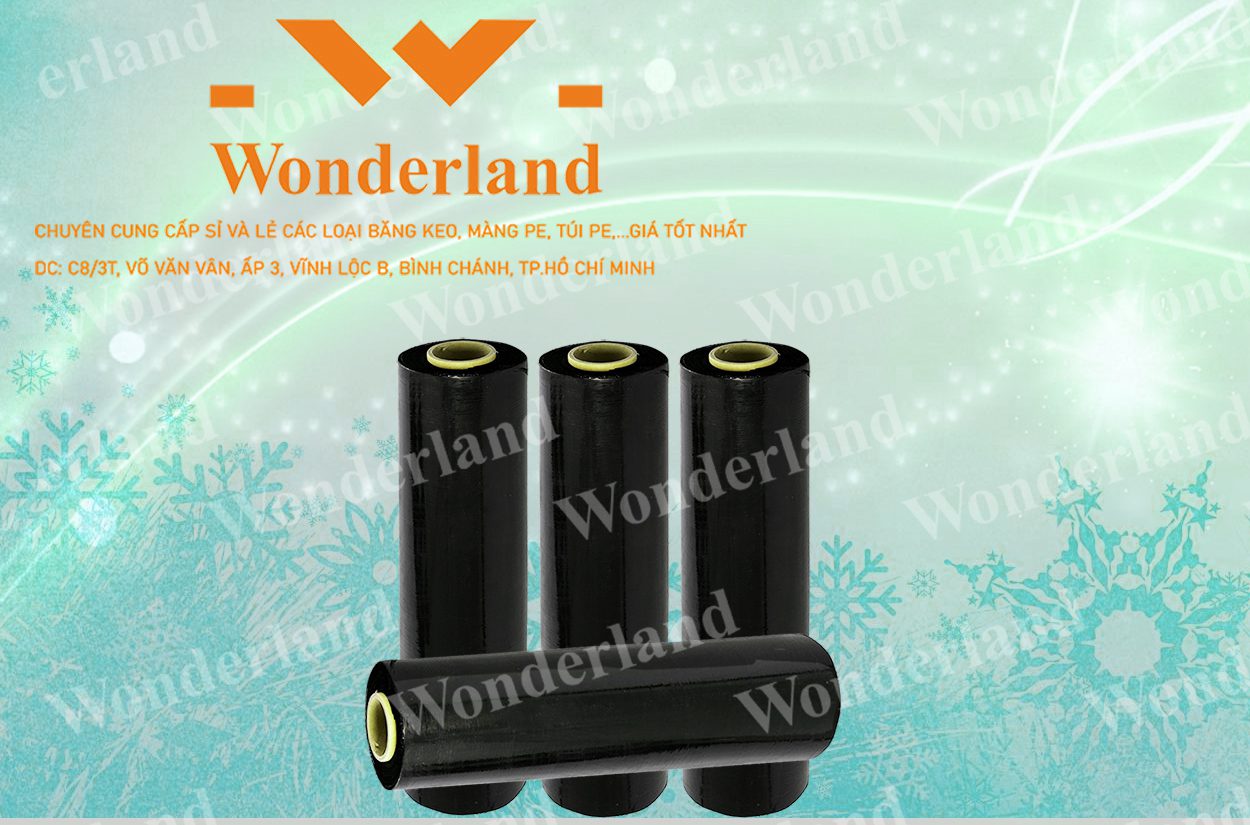 MÀNG PE ĐEN 2.8KG LÕI 200G WONDERLAND CHẤT LƯỢNG TỐT NHẤT