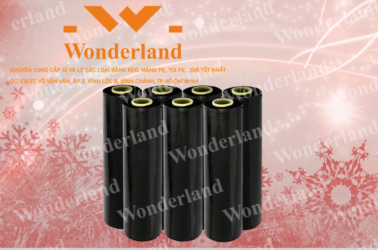 MÀNG PE ĐEN 2.8KG LÕI 200G WONDERLAND GIÁ TỐT