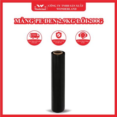 MÀNG PE ĐEN 2.9KG LÕI 200G WONDERLAND