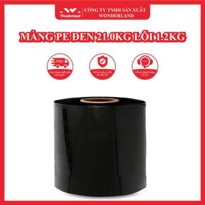 MÀNG PE ĐEN 21.0KG LÕI 1.2KG WONDERLAND