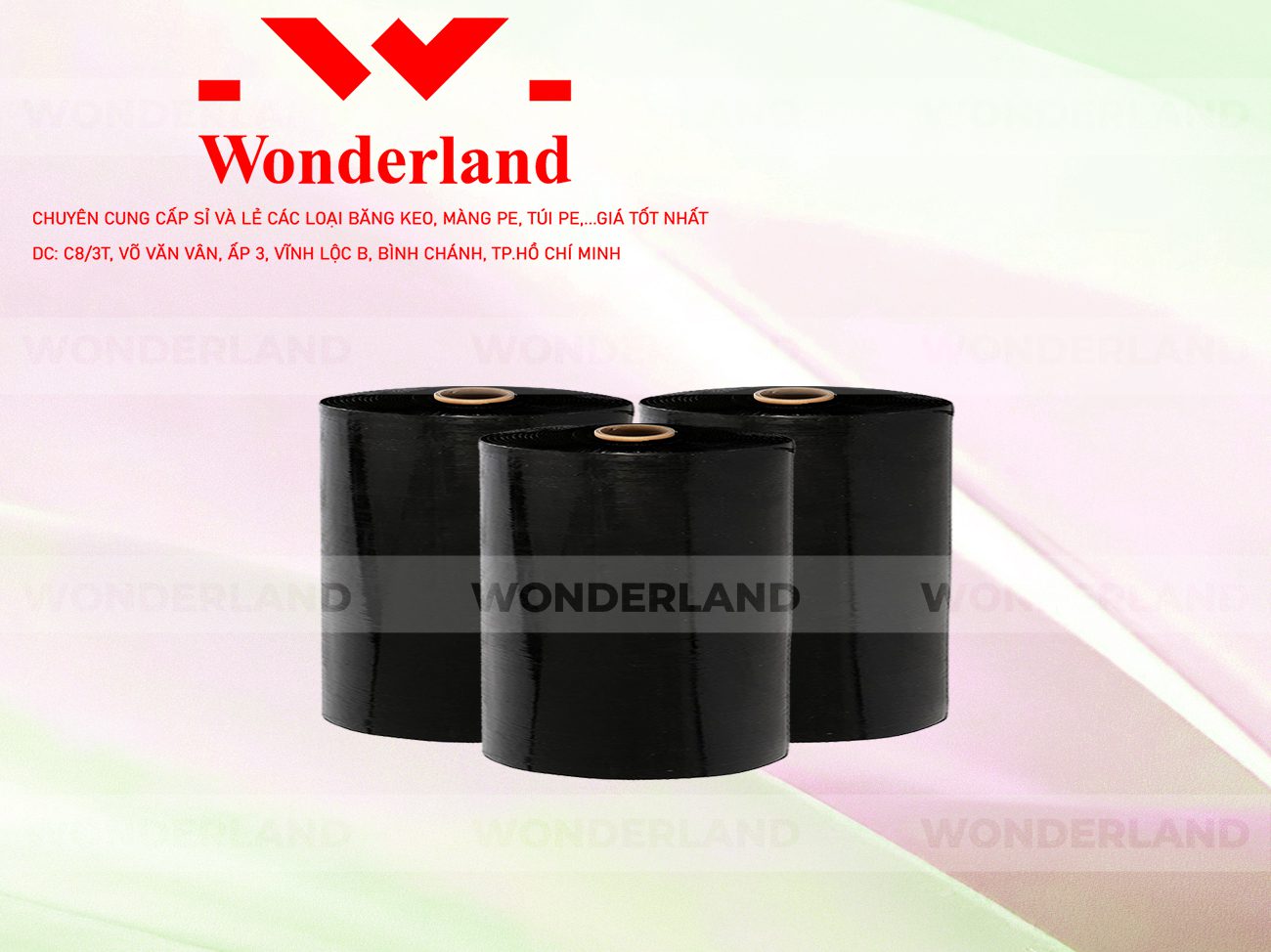 MÀNG PE ĐEN 22.0KG LÕI 1.2KG WONDERLAND CHẤT LƯỢNG TỐT NHẤT