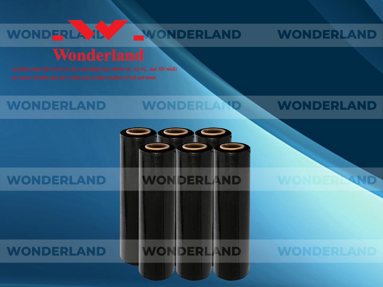 MÀNG PE ĐEN 2KG LÕI 200G WONDERLAND GIÁ TỐT NHẤT